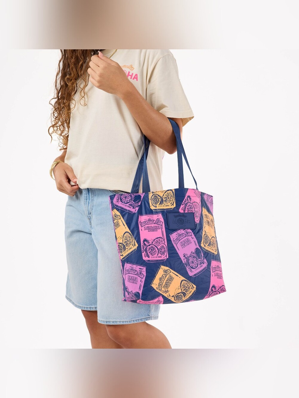 Aloha Collection Hawaiian Sun Collab Reversible tote bag - Picture 2 of 8